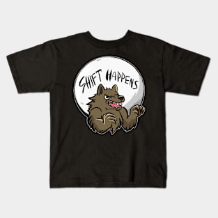 Bad Pun: Werewolf T Shirt Kids T-Shirt